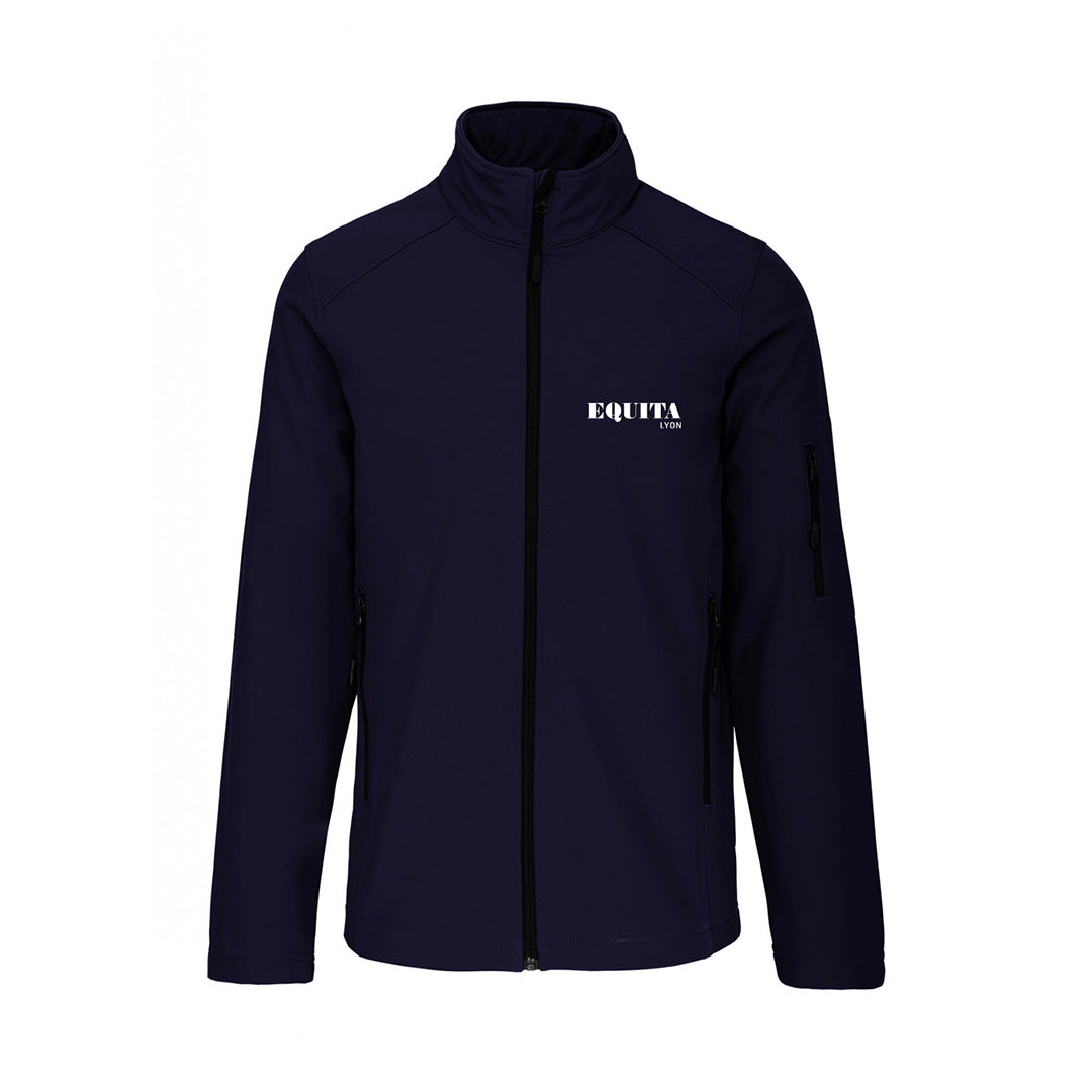 VESTE SOFTSHELL MANCHE LONGUE HOMME EQUITA