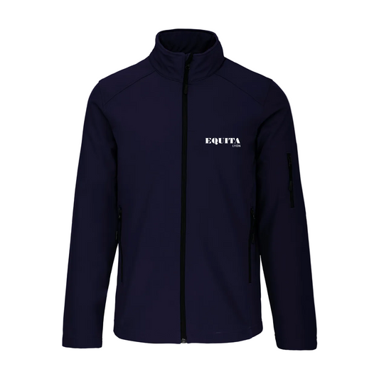 VESTE SOFTSHELL MANCHE LONGUE ENFANT EQUITA