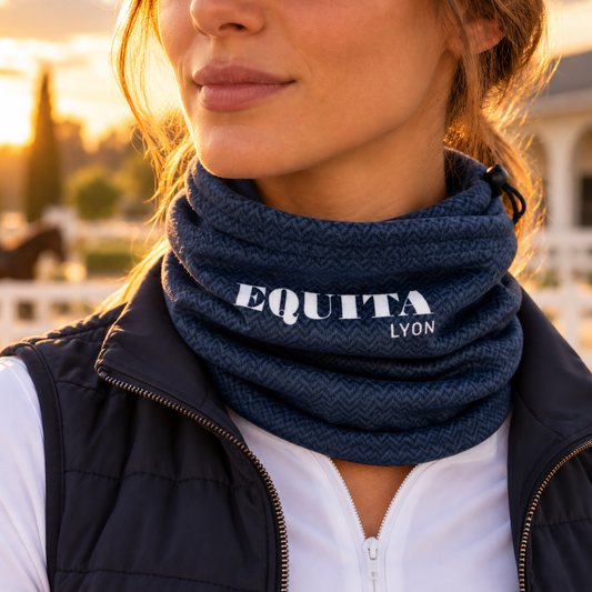 TOUR DE COU POLAIRE BLEU