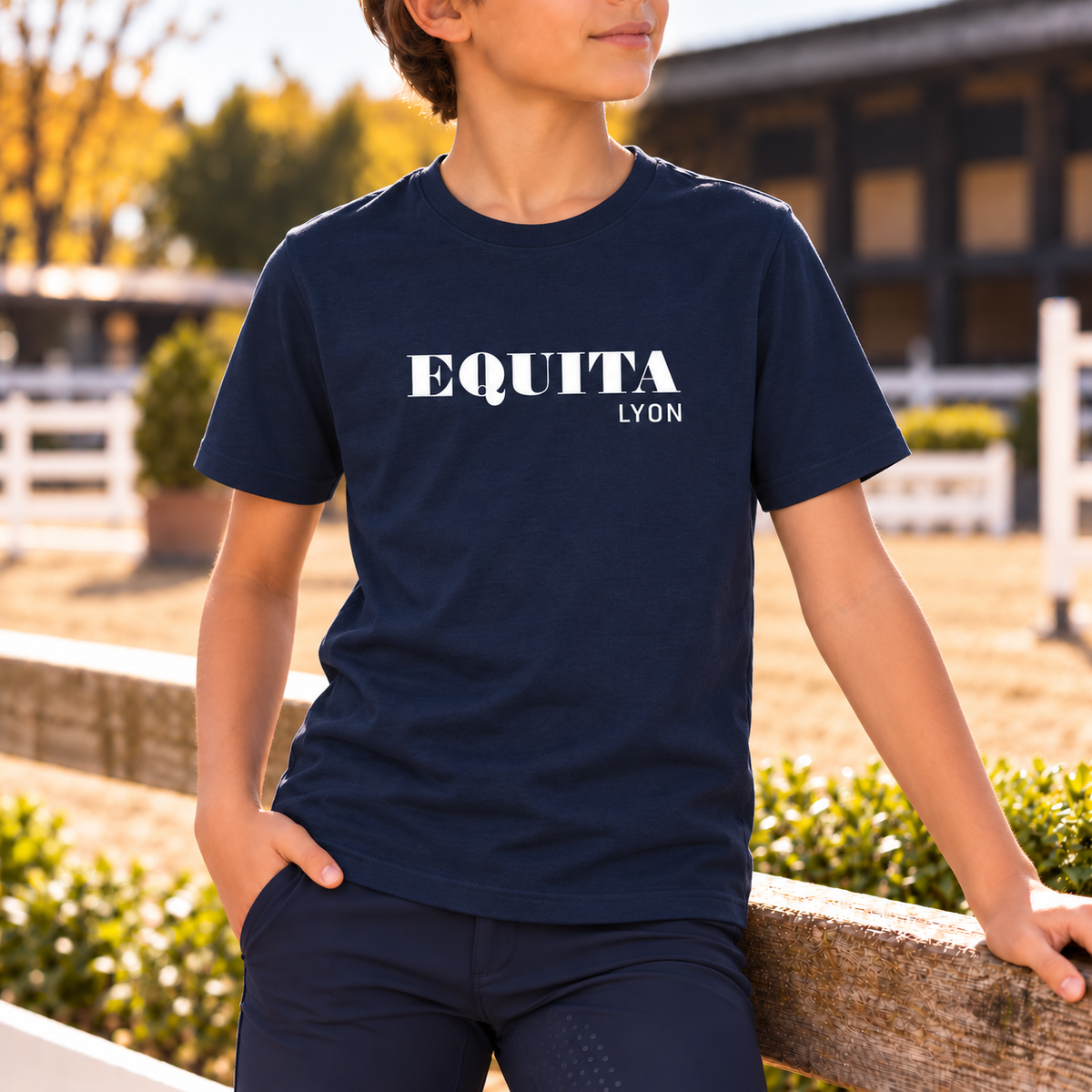 TEE SHIRT MANCHE COURTE ENFANT EQUITA